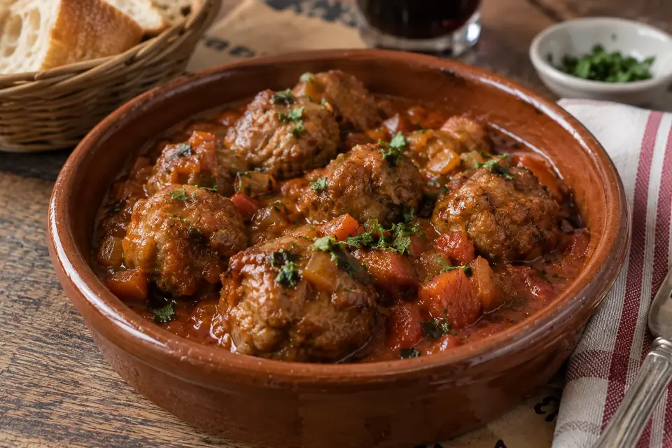 Albóndigas con patatas