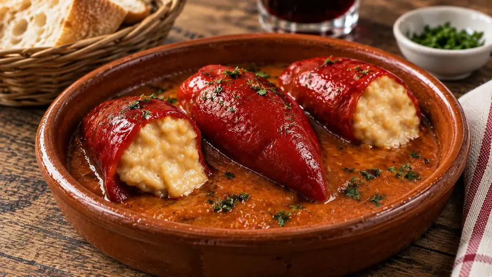 Pimientos Rellenos de Langostinos